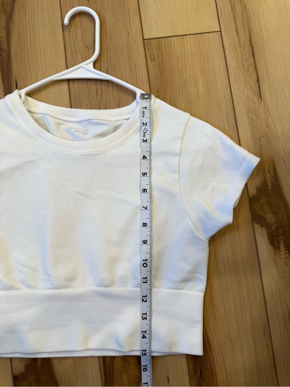 aerie White Cropped Short Sleeve Tee - Picture 5 of 5